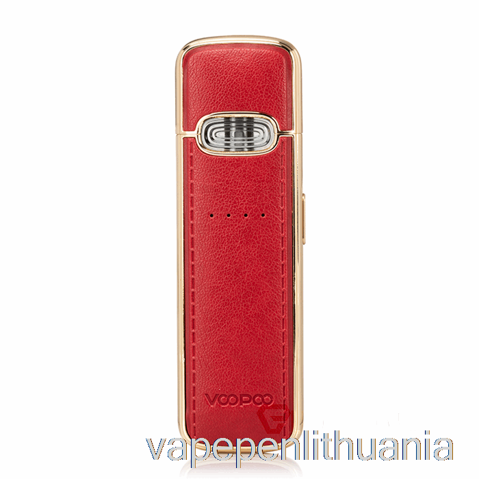 Voopoo Vmate E Pod Sistema Raudonas Inkrustuotas Aukso Vape Skystis